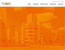 Tablet Screenshot of edutel.nl